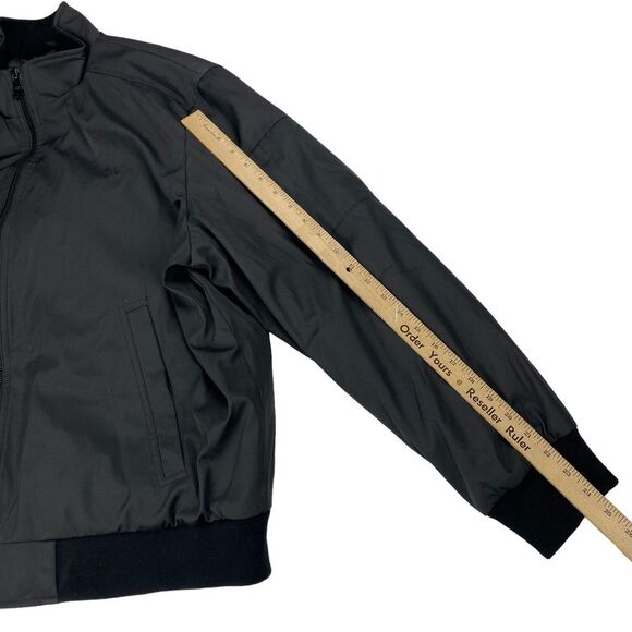 Calvin Klein Jacket Mens Size XL Black 100% Polyester Long Sleeve Full Zipper - Picture 4 of 16